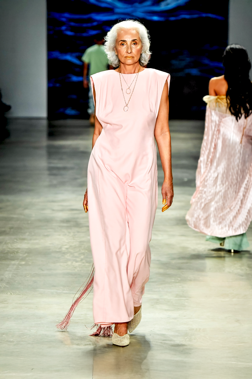 MULE MARIA EDUARDA - couro off white/ salto madeira castanheira