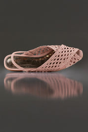 SLINGBACK GUILHERMINA - couro rosê