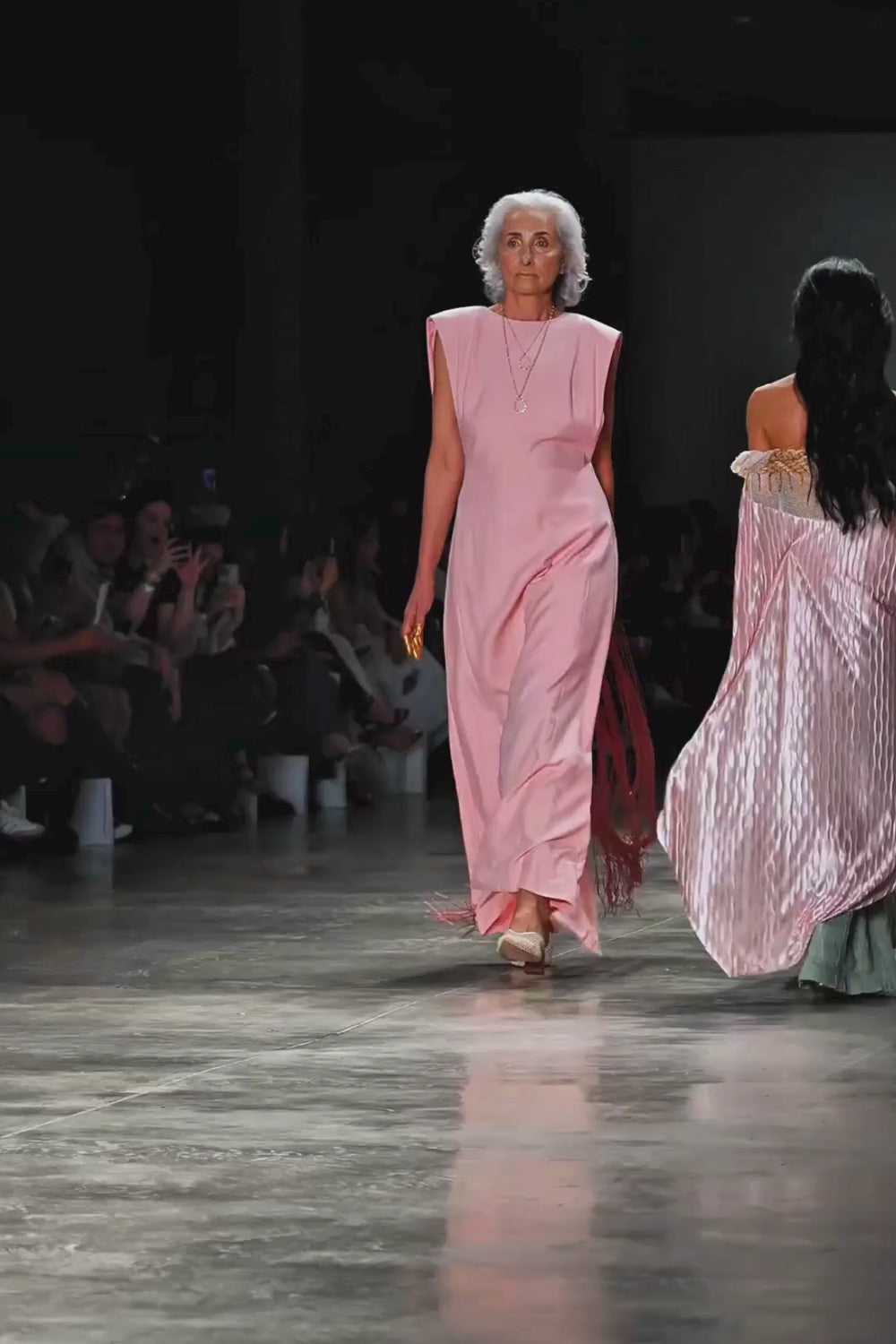 MULE MARIA EDUARDA - couro off white/ salto madeira castanheira