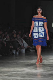 TAMANCO OLÍVIA - couro vermelho e laranja