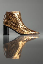 BOTA SOFIA  - couro bronze