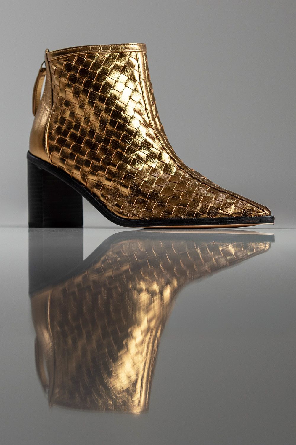 BOTA SOFIA  - couro bronze