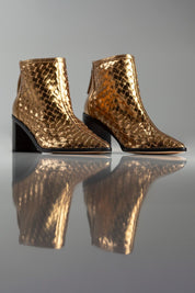 BOTA SOFIA  - couro bronze