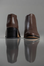 BOTA BEATRIZ - couro tipo lezard café