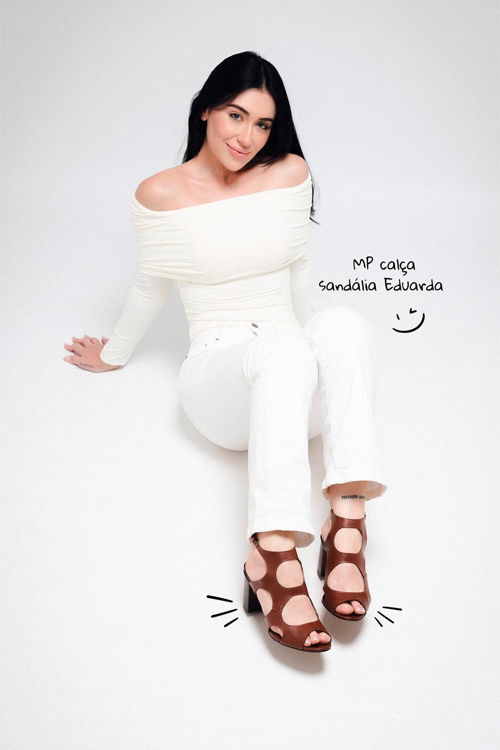 SANDÁLIA EDUARDA - couro argila