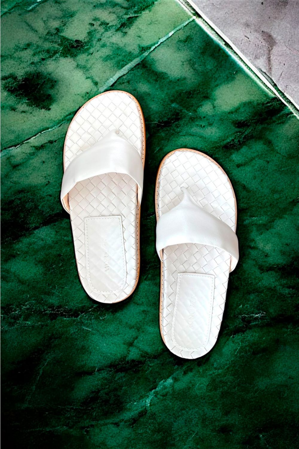 PAPETE ANNA - couro off white