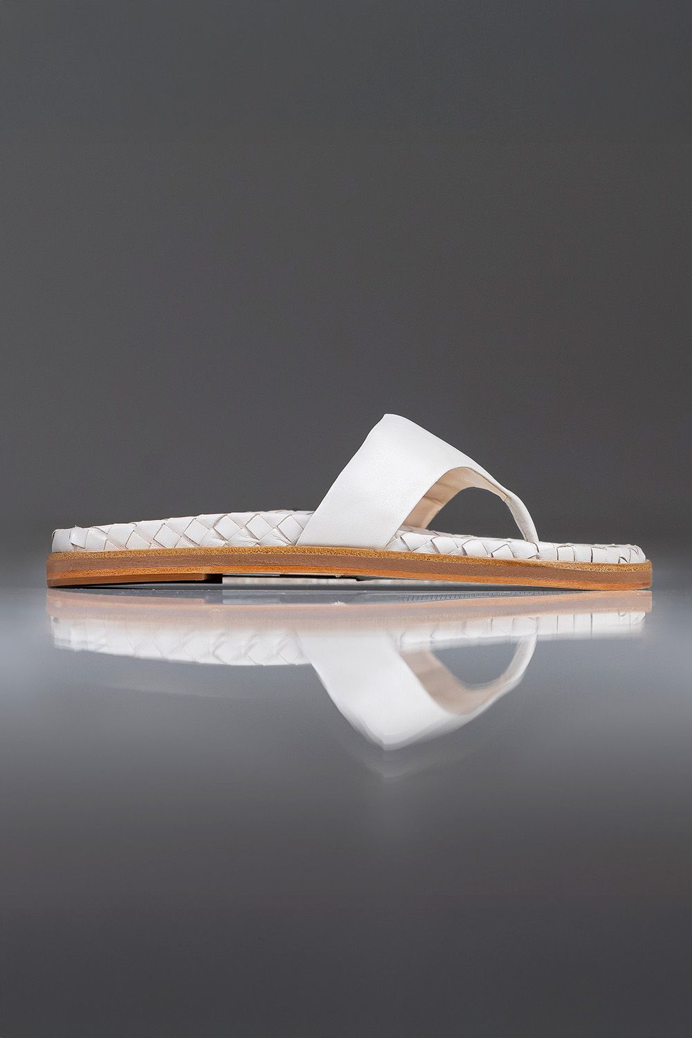 PAPETE ANNA - couro off white