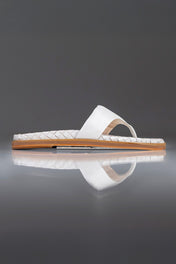 PAPETE ANNA - couro off white