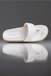 PAPETE ANNA - couro off white