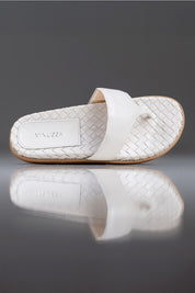 PAPETE ANNA - couro off white